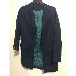 Laser cut blazer